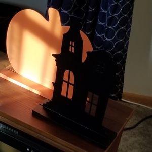 🍁Bundle of (2) Wooden Halloween Decorative Props